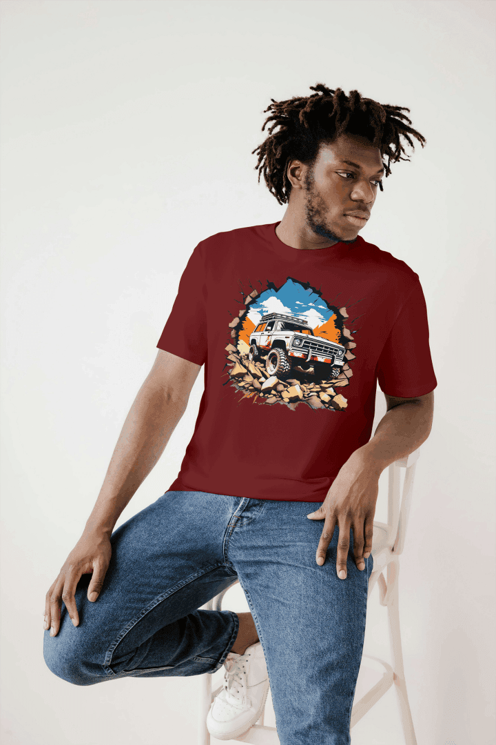 Off-Road Breakout: Mountain Explorer Graphic Tee - Essentia Attire