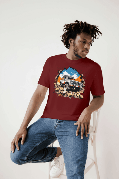Off-Road Breakout: Mountain Explorer Graphic Tee - Essentia Attire