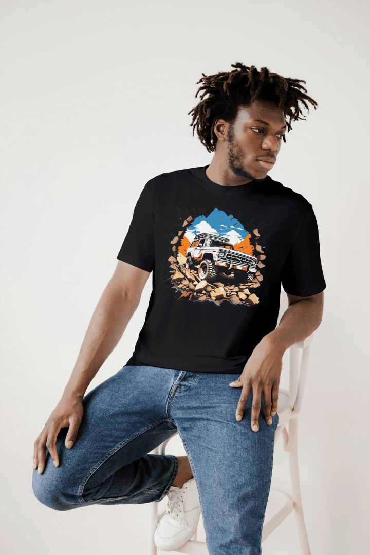 Off-Road Breakout: Mountain Explorer Graphic Tee - Essentia Attire