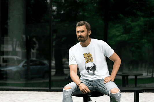 Such is Life Skull: Edgy Philosophical Tee - Essentia Attire
