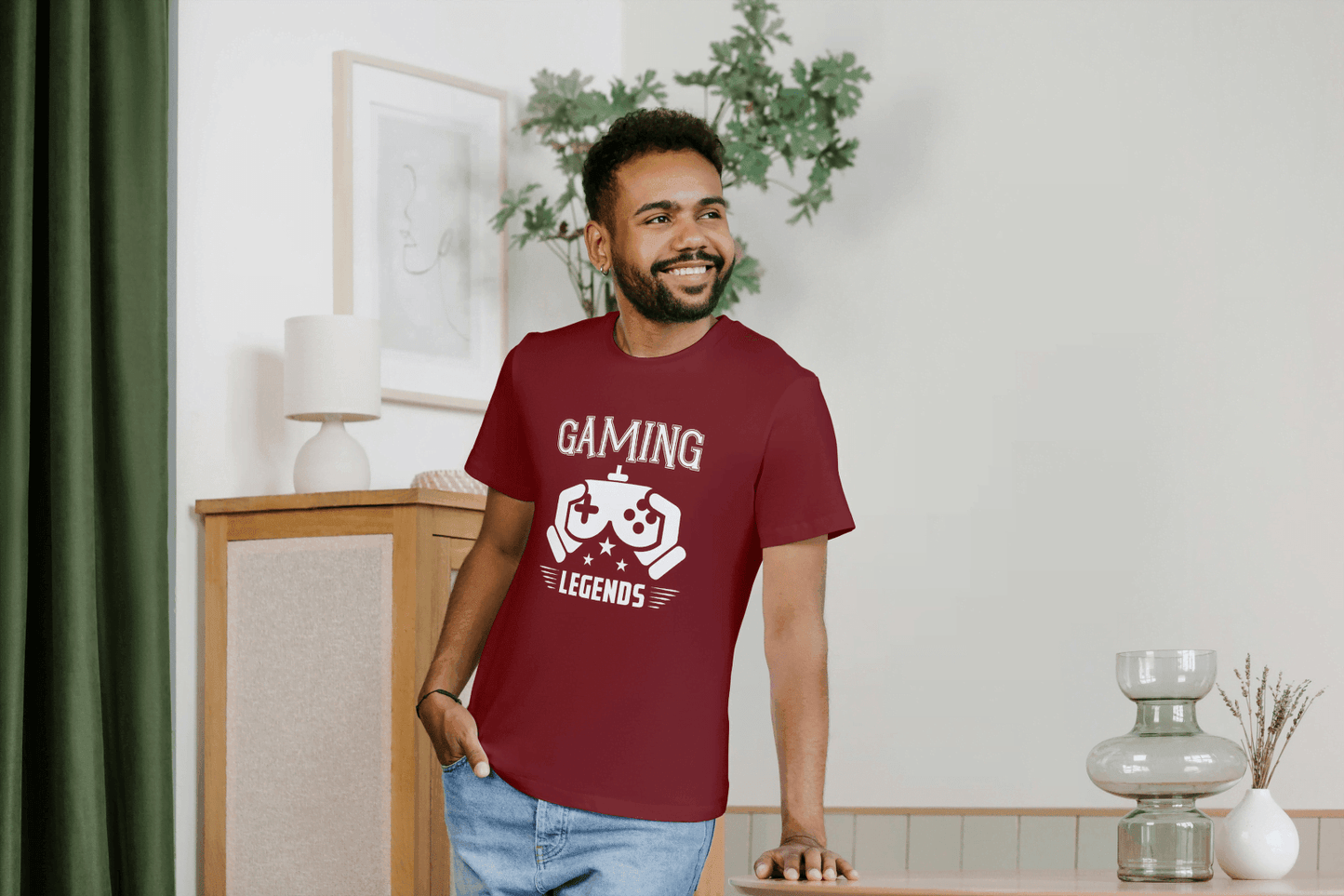 Gaming Legends: Retro Controller Tee - Essentia Attire