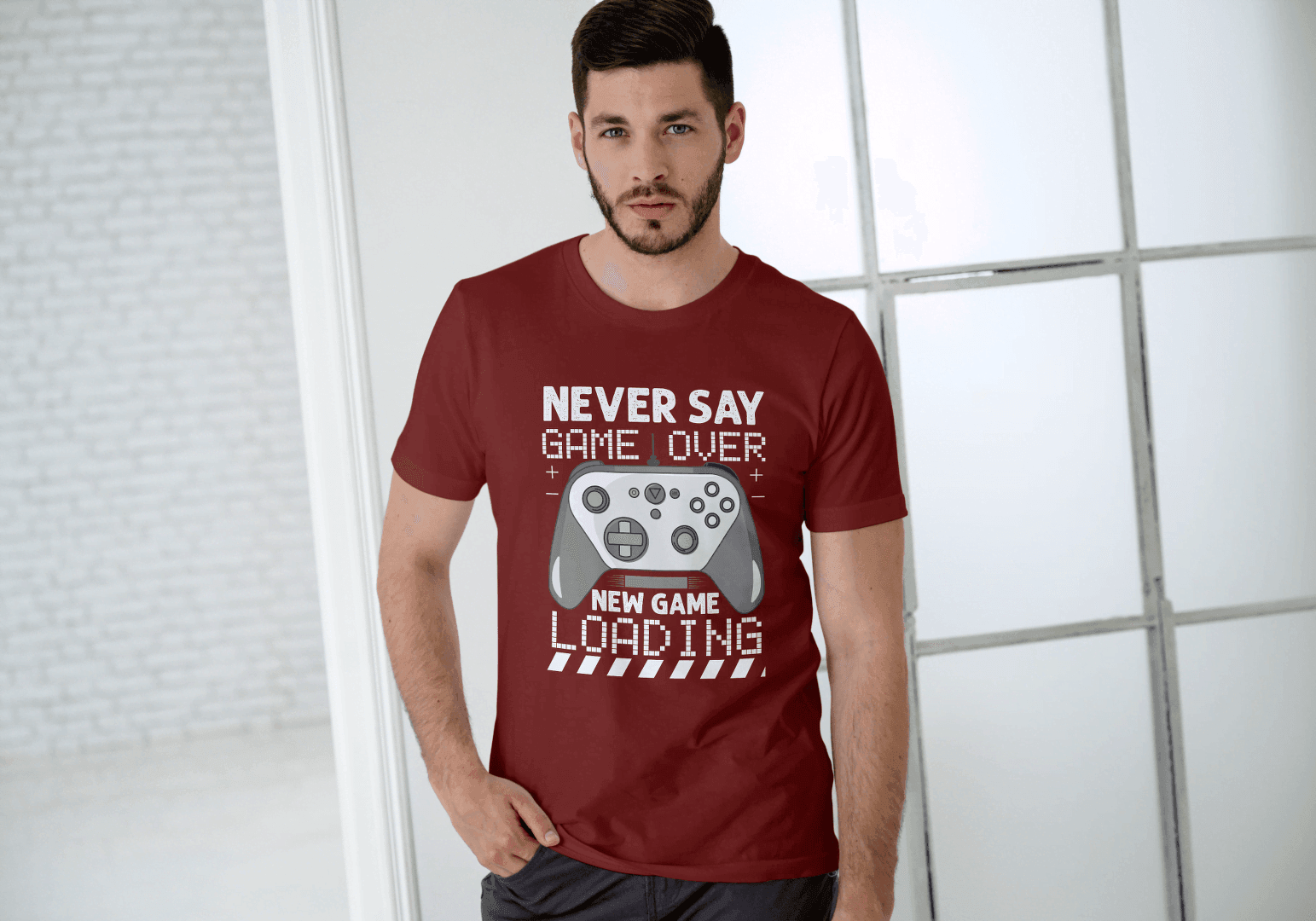 Never Say Game Over: Gamers Tee - Essentia Attire