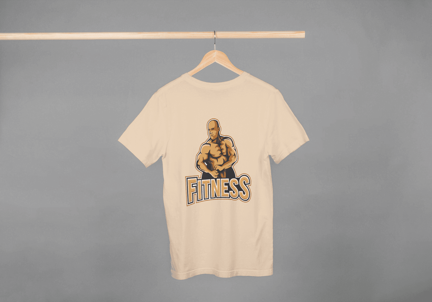 Men's Fitness Bodybuilder: Gym Motivation Tee - Essentia Attire