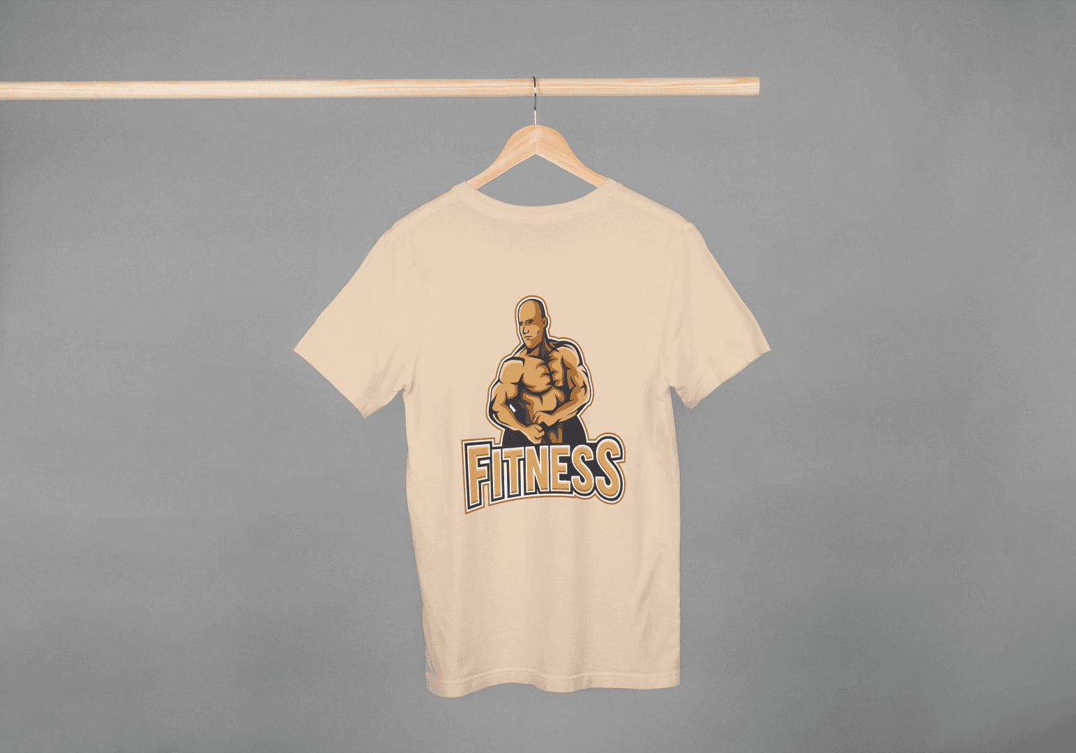 Men's Fitness Bodybuilder: Gym Motivation Tee - Essentia Attire