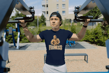 Men's Fitness Bodybuilder: Gym Motivation Tee - Essentia Attire