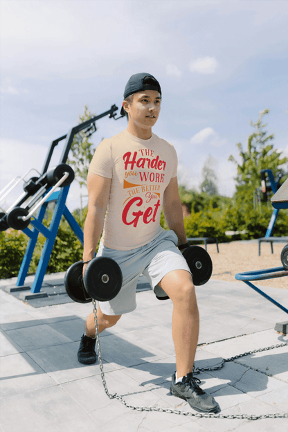 The Harder You Work The Better You Get Gym: Motivational Tee - Essentia Attire
