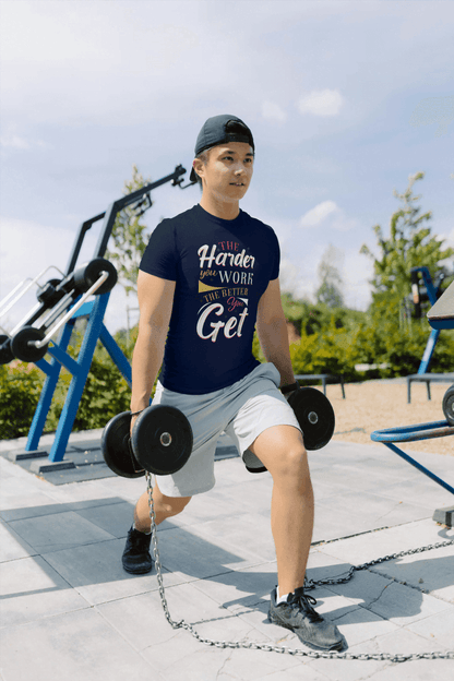 The Harder You Work The Better You Get Gym: Motivational Tee - Essentia Attire
