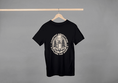 Camping Adventure Explore The World: Outdoor Enthusiast Tee - Essentia Attire