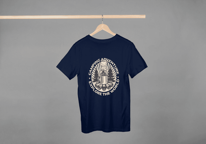 Camping Adventure Explore The World: Outdoor Enthusiast Tee - Essentia Attire