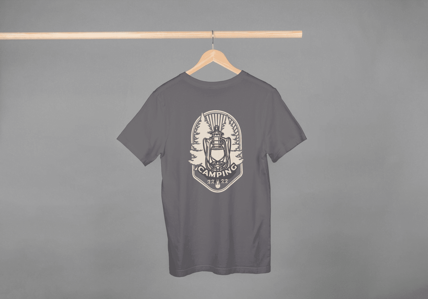 Vintage Camping Lantern: 1993 Outdoor Adventure Tee - Essentia Attire