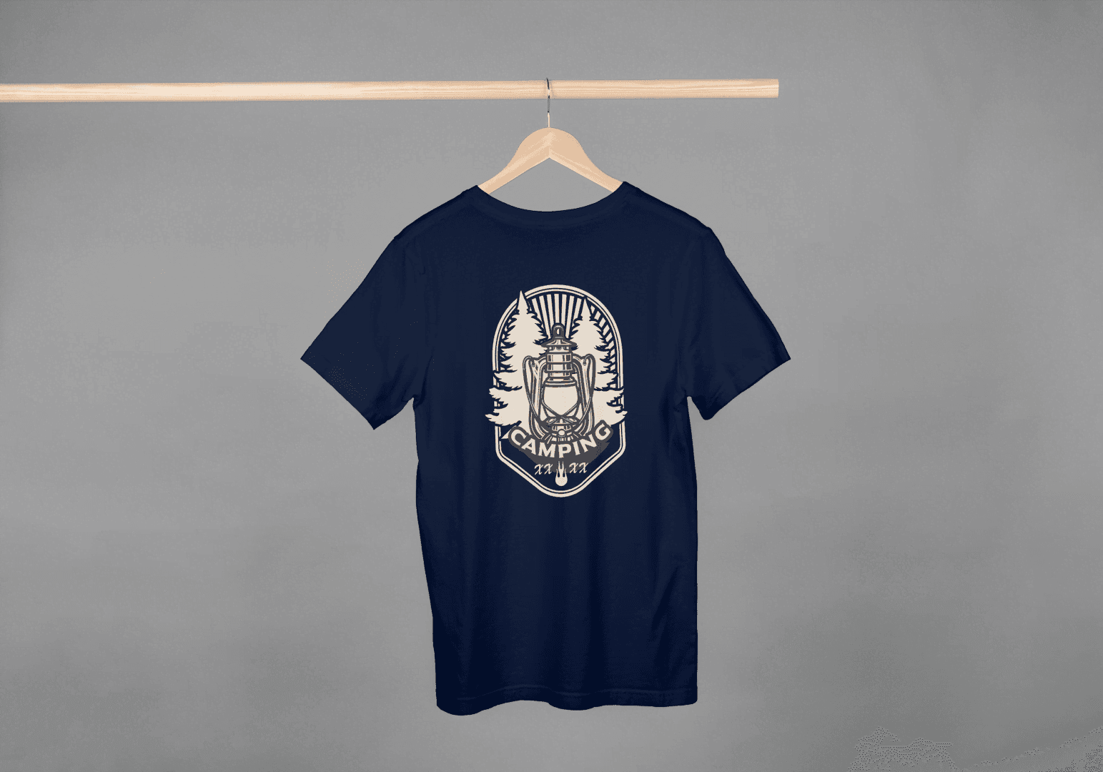 Vintage Camping Lantern: 1993 Outdoor Adventure Tee - Essentia Attire