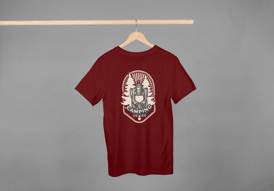 Vintage Camping Lantern: 1993 Outdoor Adventure Tee - Essentia Attire
