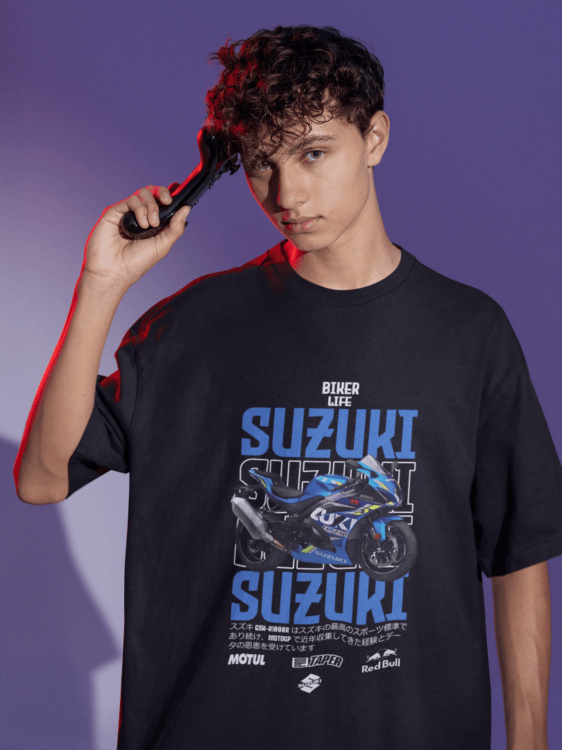 Suzuki Sportbike Rider Life: Performance Motorcycle - Essentia Attire
