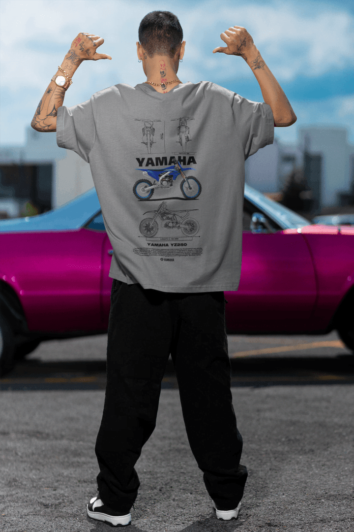 Yamaha YZ250 Motorbike: Off-Road Engineering Tee - Essentia Attire