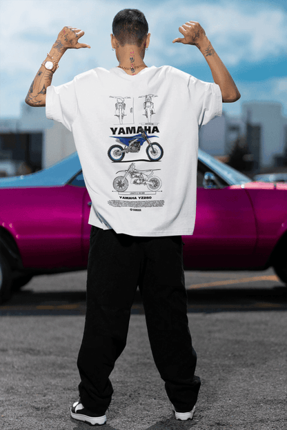 Yamaha YZ250 Motorbike: Off-Road Engineering Tee - Essentia Attire