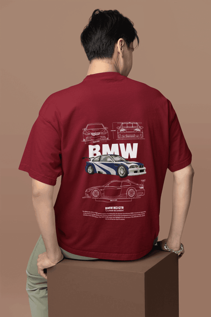 Classic BMW M3 GTR Racing: Automotive Engineering Tee - Essentia Attire