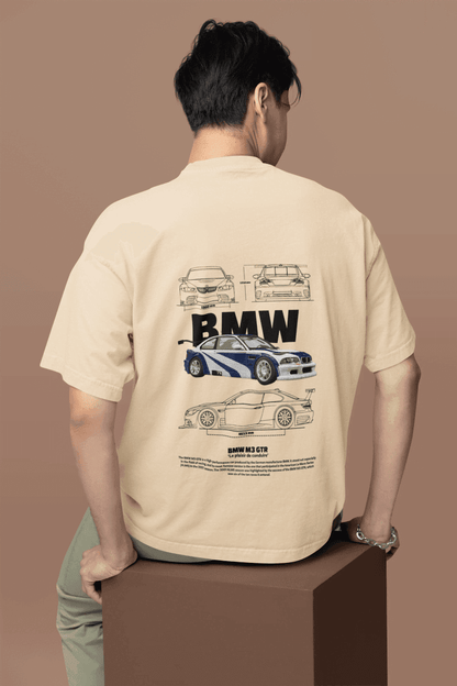 Classic BMW M3 GTR Racing: Automotive Engineering Tee - Essentia Attire