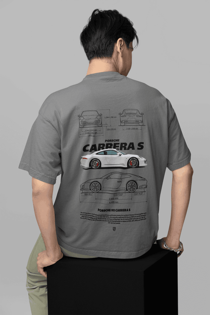 Porsche Fan Tee: Carrera S Technical Art - Essentia Attire