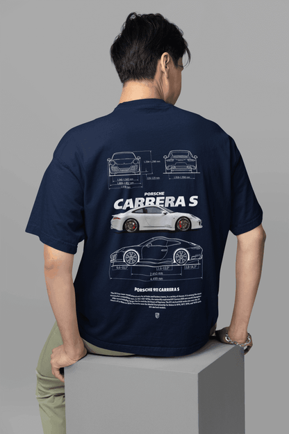 Porsche Fan Tee: Carrera S Technical Art - Essentia Attire
