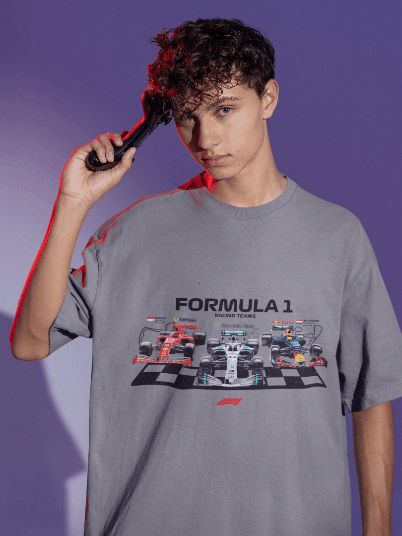 Classic F1 Racing Teams Graphic Tee: Grand Prix Motorsport - Essentia Attire