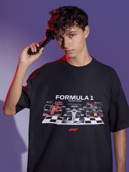 Classic F1 Racing Teams Graphic Tee: Grand Prix Motorsport - Essentia Attire