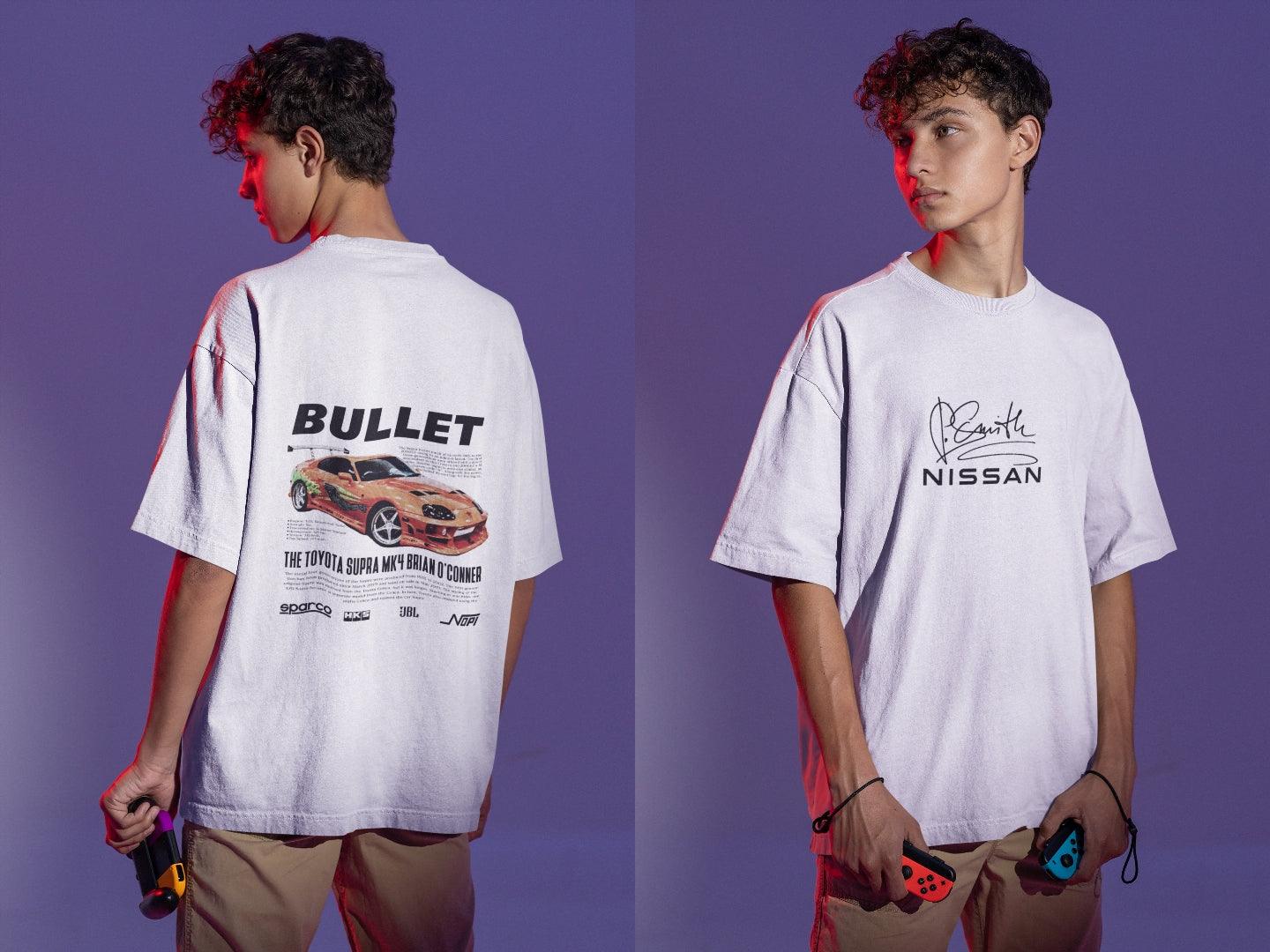 Iconic Orange Supra Mk4 "Bullet": JDM Street Racing Design Tee - Essentia Attire