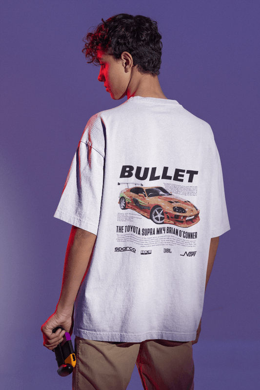 Iconic Orange Supra Mk4 "Bullet": JDM Street Racing Design Tee - Essentia Attire