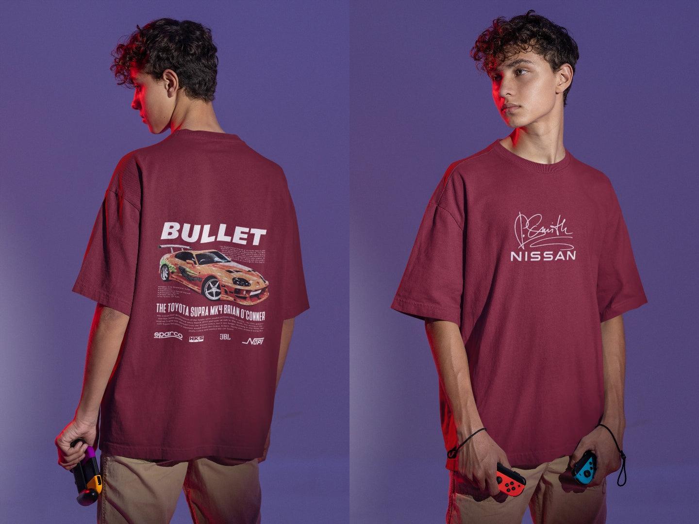 Iconic Orange Supra Mk4 "Bullet": JDM Street Racing Design Tee - Essentia Attire