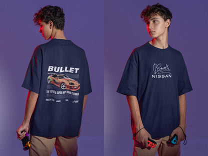 Iconic Orange Supra Mk4 "Bullet": JDM Street Racing Design Tee - Essentia Attire