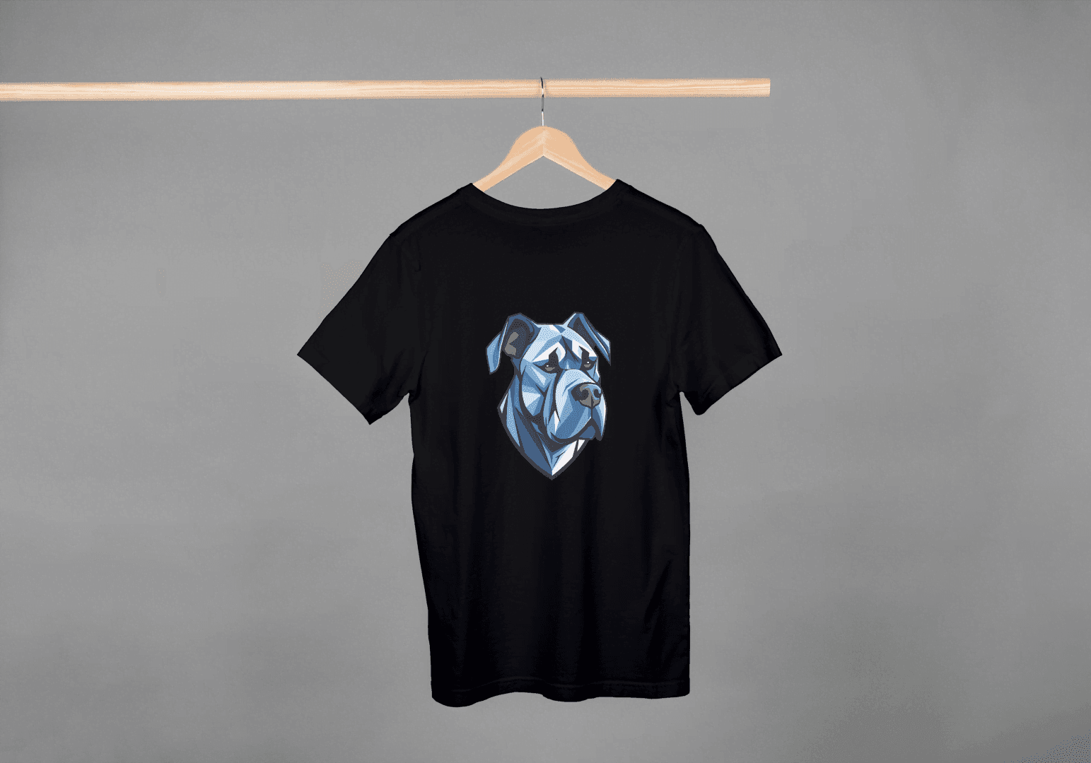 Stylish Dog Lover Art: Contemporary Canine Graphic - Essentia Attire