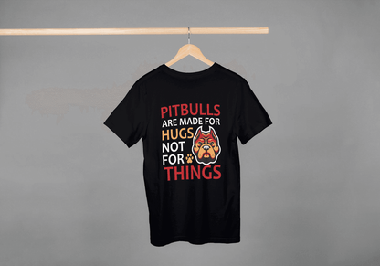 Pitbulls for Hugs: Positive Pitbull Lover Graphic Tee - Essentia Attire