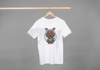 Brown Dog with Bandana: Unique Pet Enthusiast - Essentia Attire