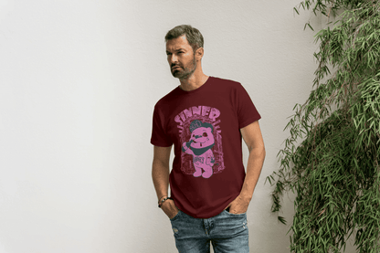 Sinner Forever Pink Bear: Cute Edgy Streetwear Tee - Essentia Attire
