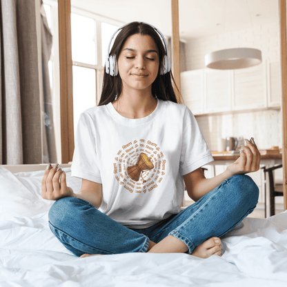 Sacred Damru Music Instrument Regular Tee | Hindu Devotional Wear & Religious Gift