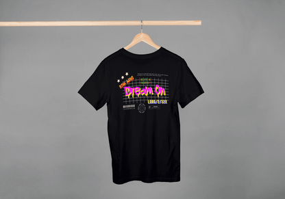 Dream On Graffiti Style: Motivational Streetwear Tee - Essentia Attire