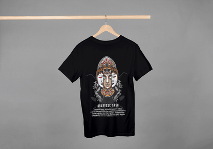 Mythical Javanese Goddess Mask: Cultural Art Apparel - Essentia Attire