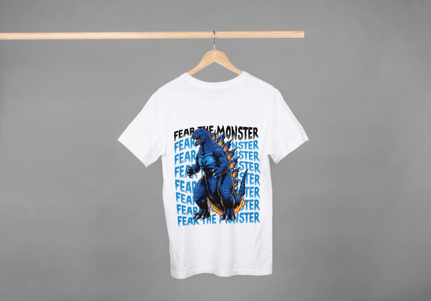 Fear The Monster Kaiju: Giant Monster Atomic Power Tee - Essentia Attire