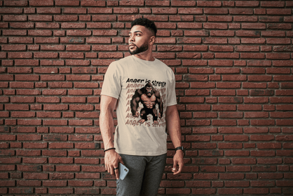 Anger is Strength Gorilla: Powerful Ape Fitness Tee - Essentia Attire