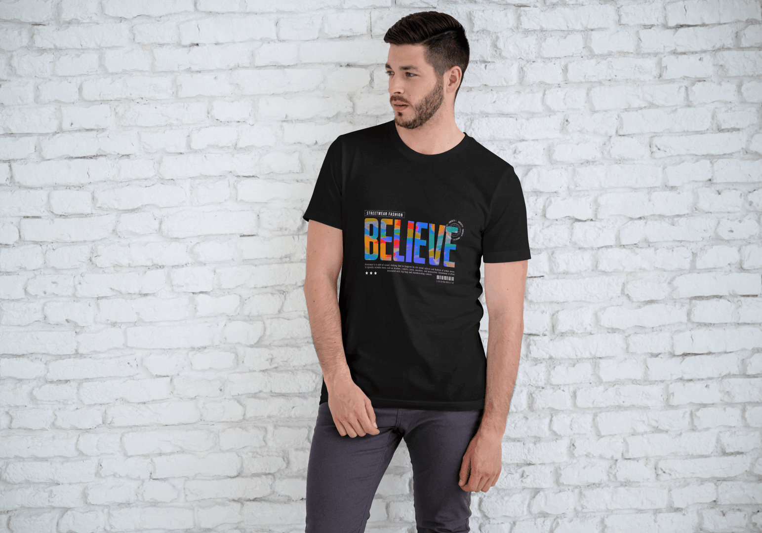 Positive Vibes Graphic: Unique Believe Art Design - Essentia Attire