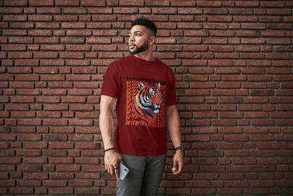 Fearless Tiger: Motivational Tiger Strength Tee - Essentia Attire