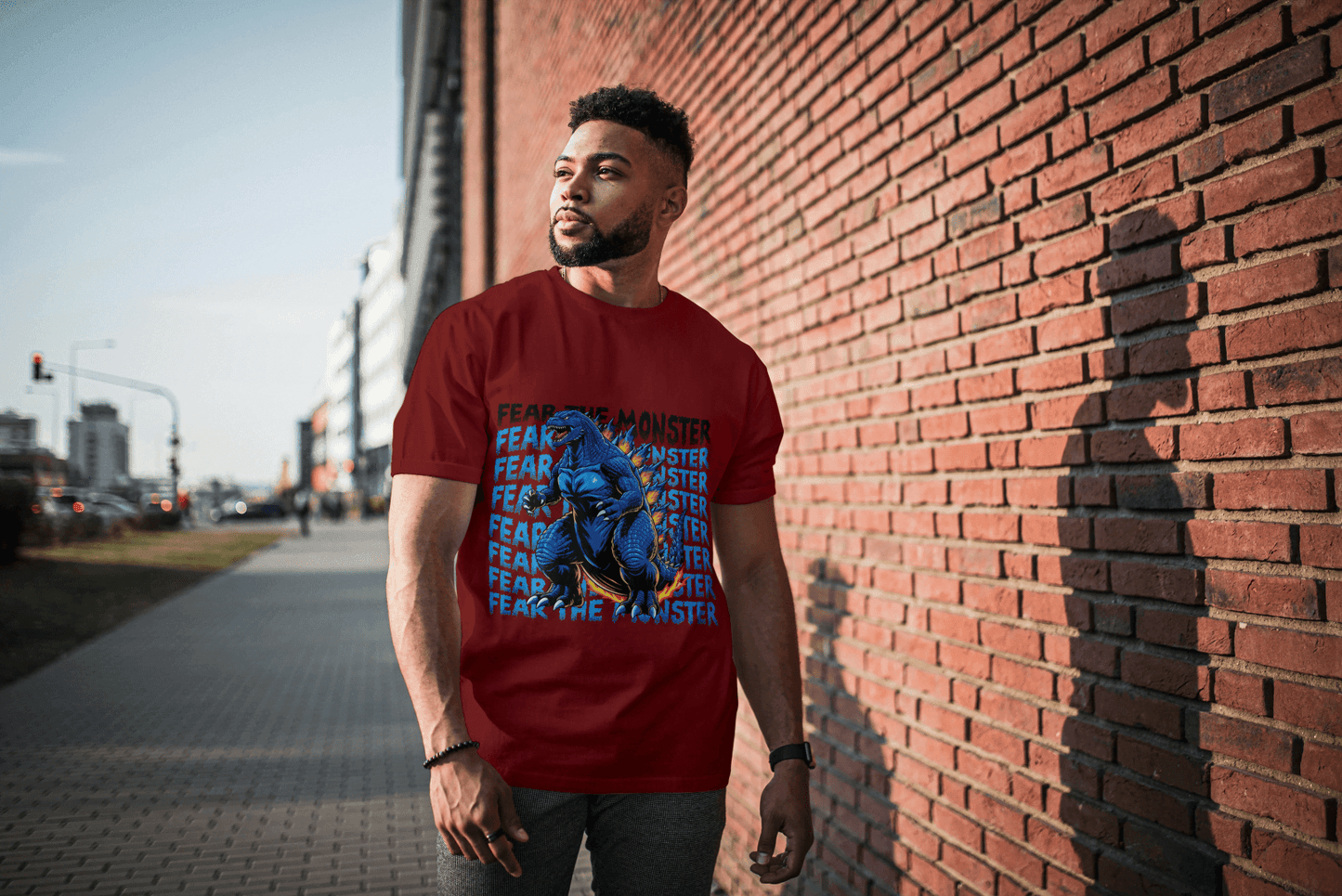 Fear The Monster Kaiju: Giant Monster Atomic Power Tee - Essentia Attire