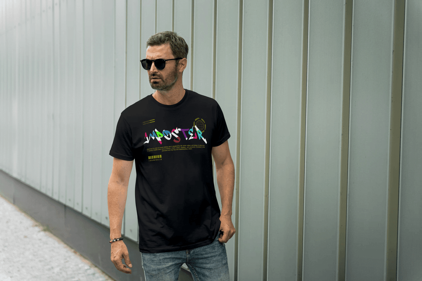 Abstract Glitch Art: Masterpiece Graphic Tee - Essentia Attire