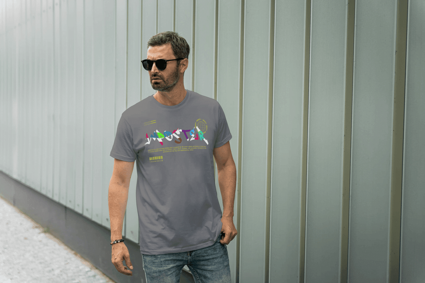 Abstract Glitch Art: Masterpiece Graphic Tee - Essentia Attire