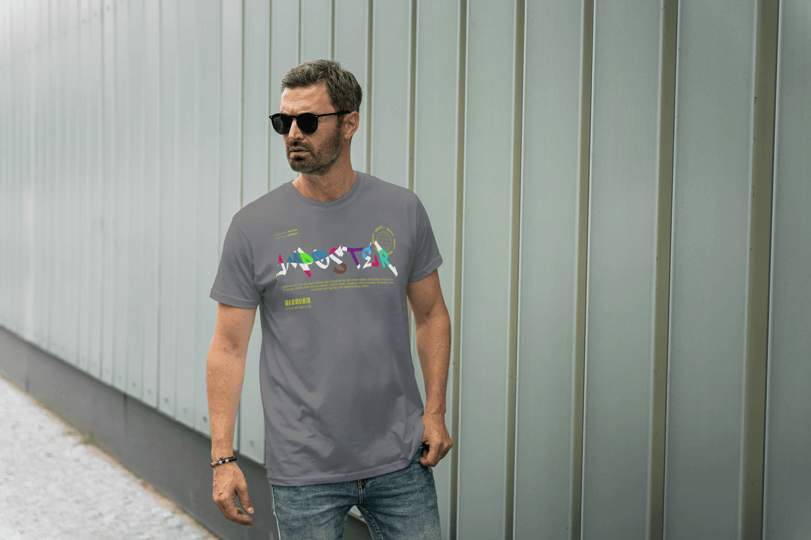 Abstract Glitch Art: Masterpiece Graphic Tee - Essentia Attire