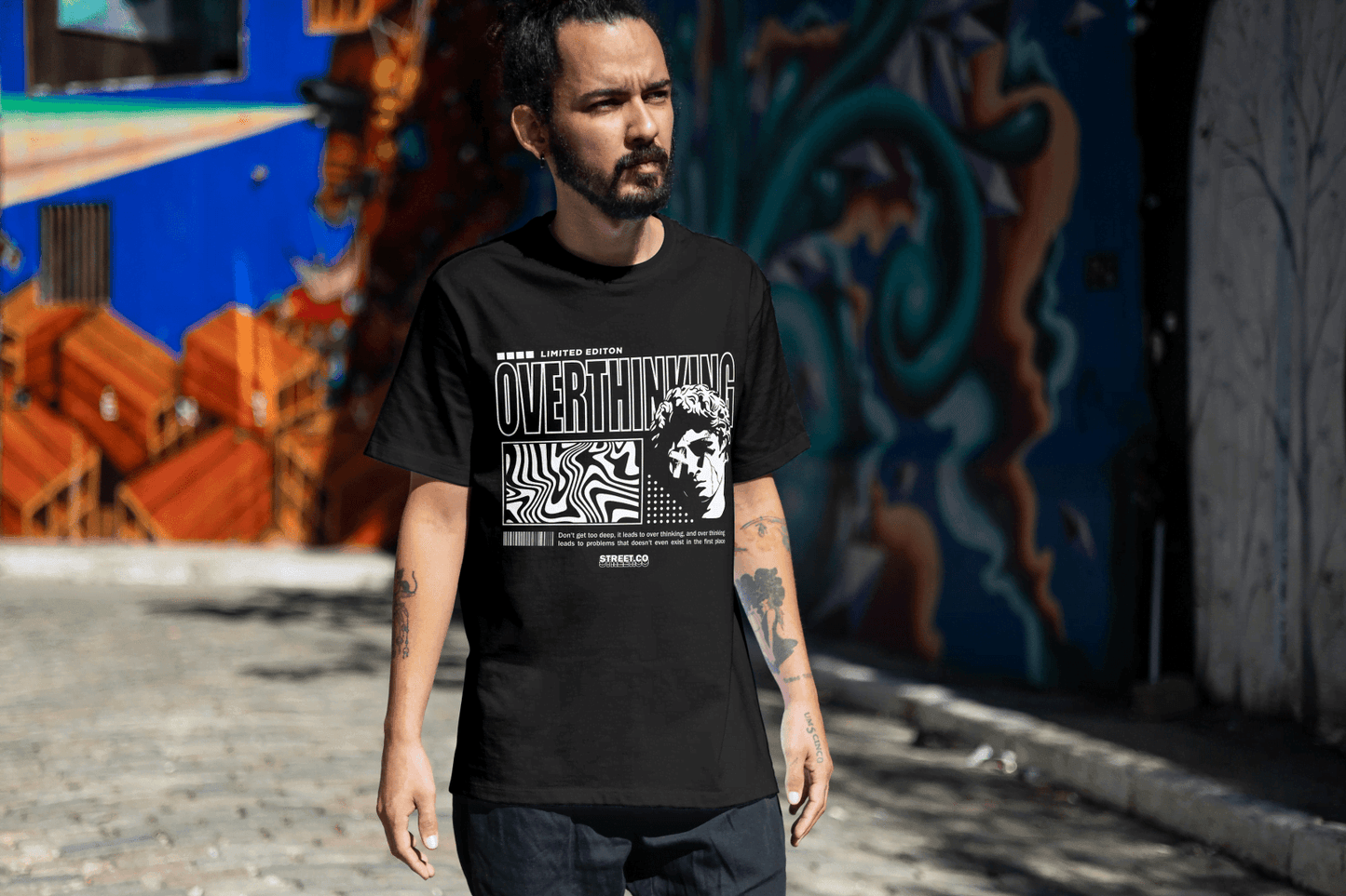 Overthinking Glitch Art: Limited Edition Streetwear - Essentia Attire