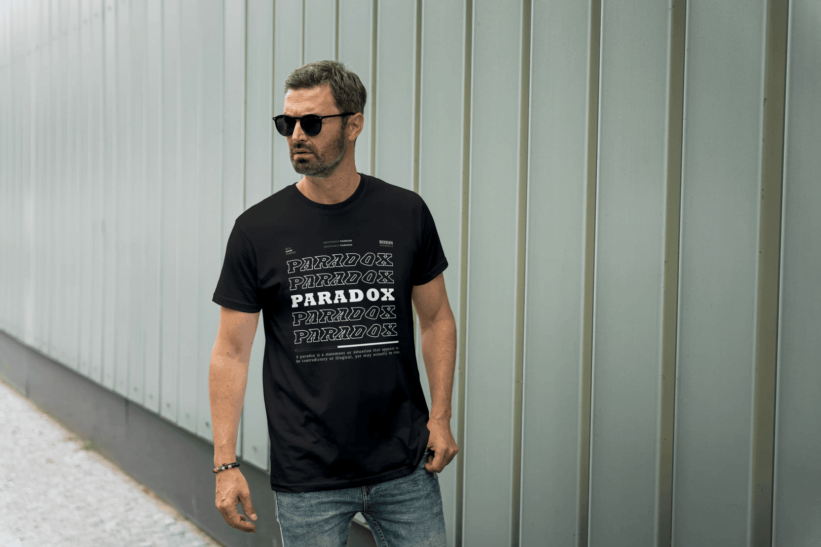 Paradox Statement: Philosophical Graphic Tee - Essentia Attire