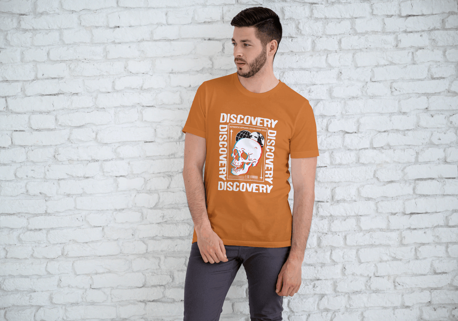 Discovery Skull Streetwear: Exploration Graphic Tee - Essentia Attire