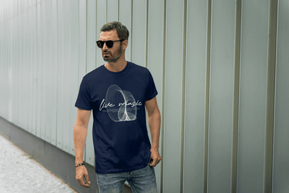 Live Music Abstract Graphic: Concert Lover Tee - Essentia Attire