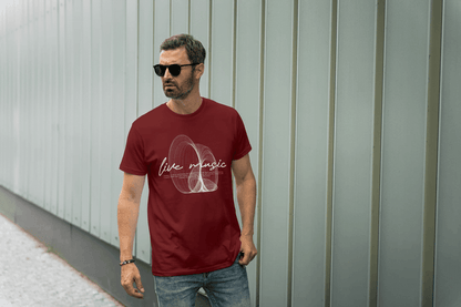 Live Music Abstract Graphic: Concert Lover Tee - Essentia Attire