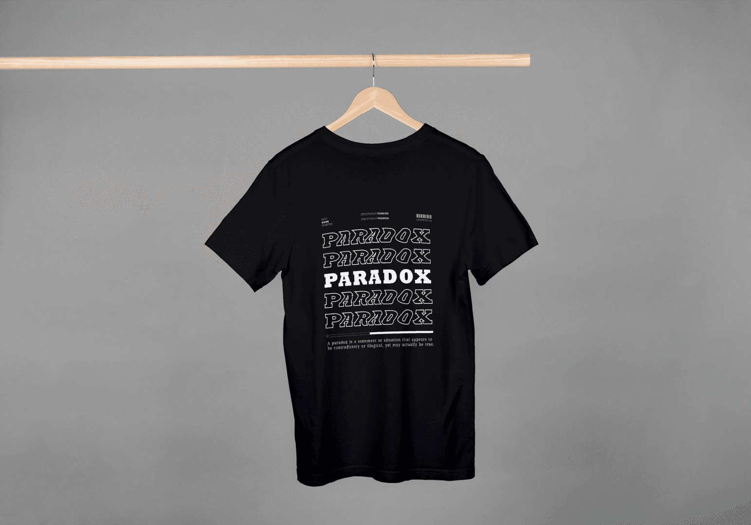 Paradox Statement: Philosophical Graphic Tee - Essentia Attire